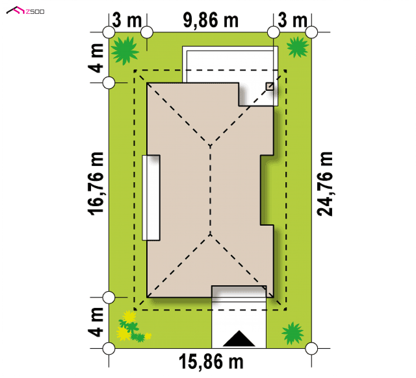 Mājas projekts - Nelielas mājas projekts - Z354