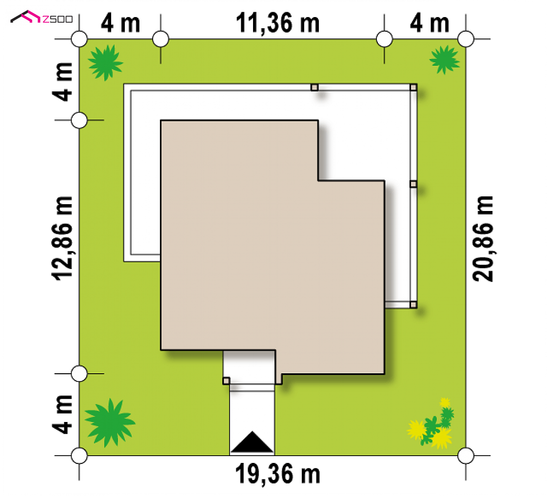 Mājas projekts Zx138 - Nelielas mājas projekts - Zx138