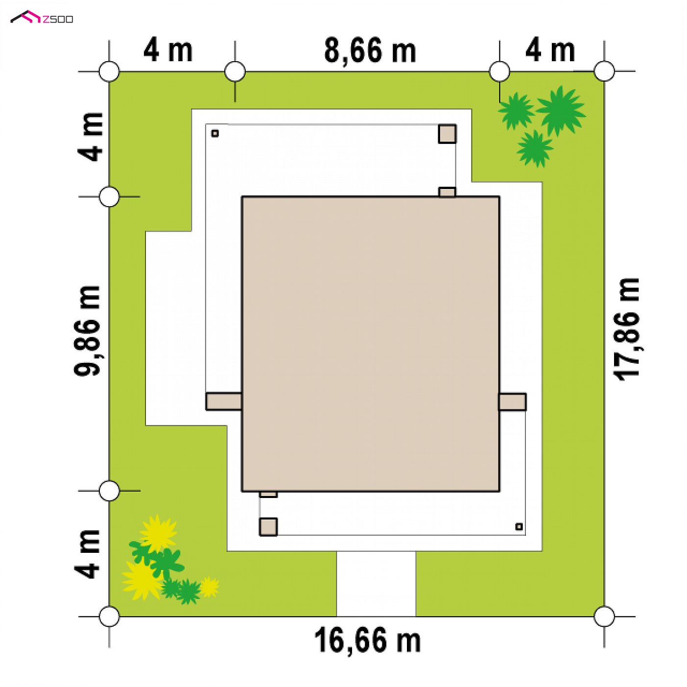 Mājas projekts - Divstāvu māju projekts - Zx92