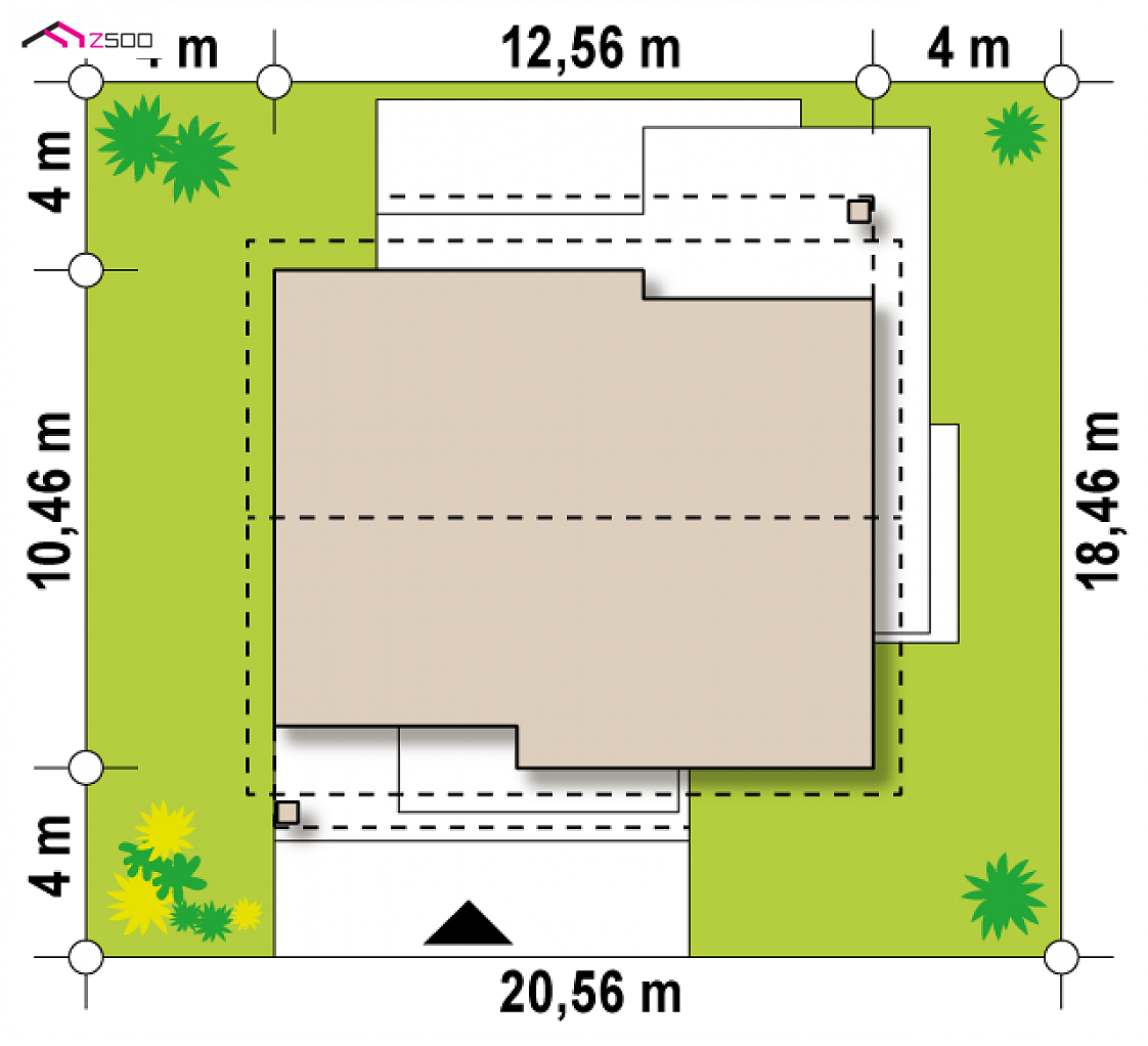 Mājas projekts Z316 - Nelielas mājas projekts - Z316