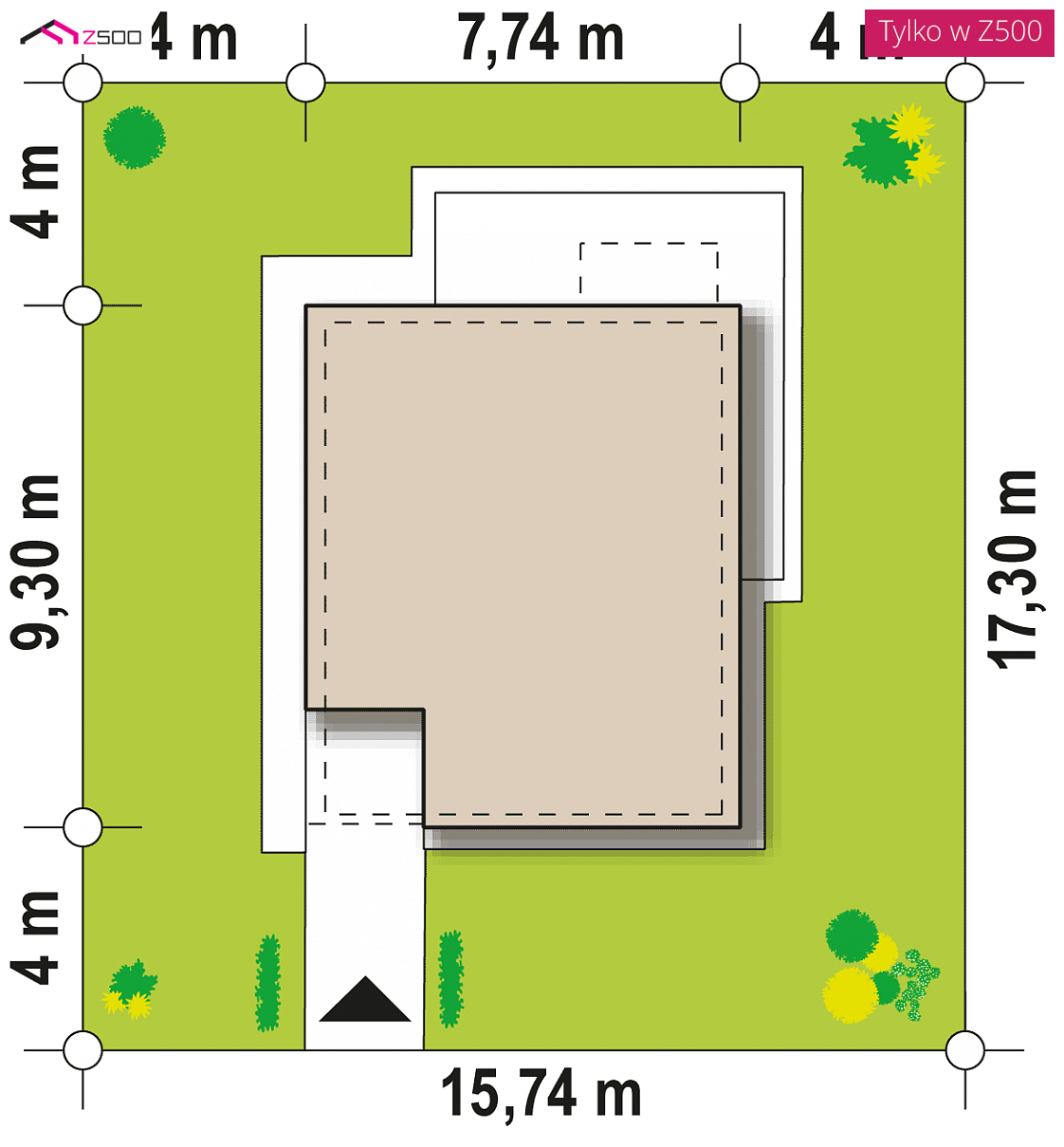 Mājas projekts Z276 - Divstāvu mājas projekts - Z276