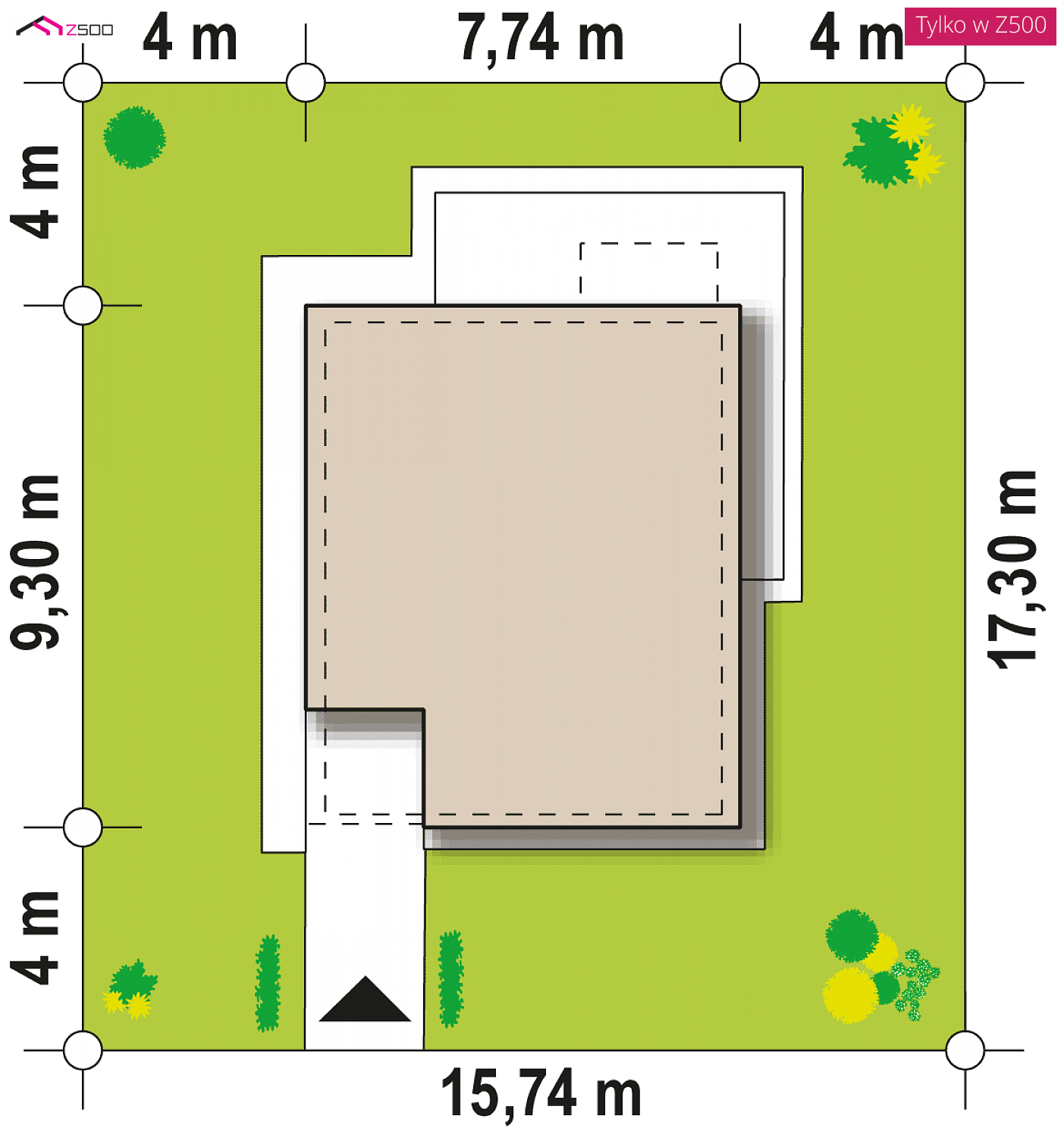 Mājas projekts - Divstāvu mājas projekts - Z276