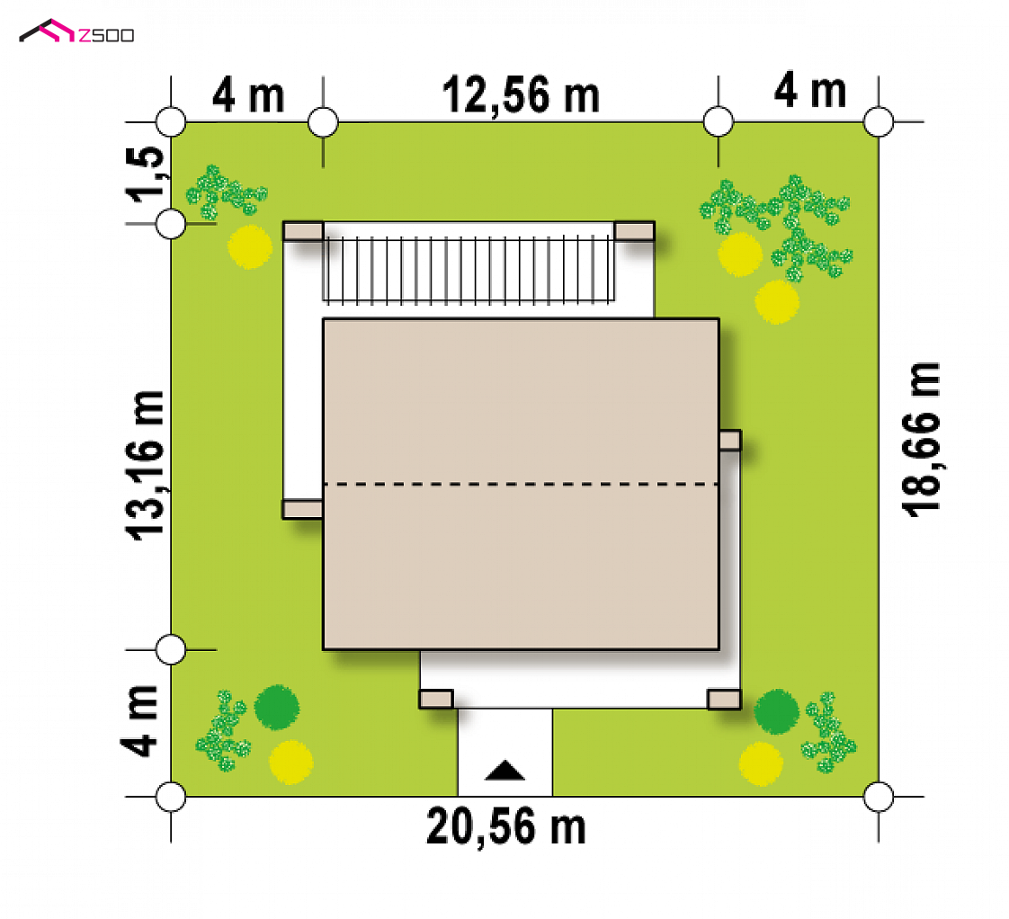 Mājas projekts Z381 - Nelielas mājas projekts - Z381
