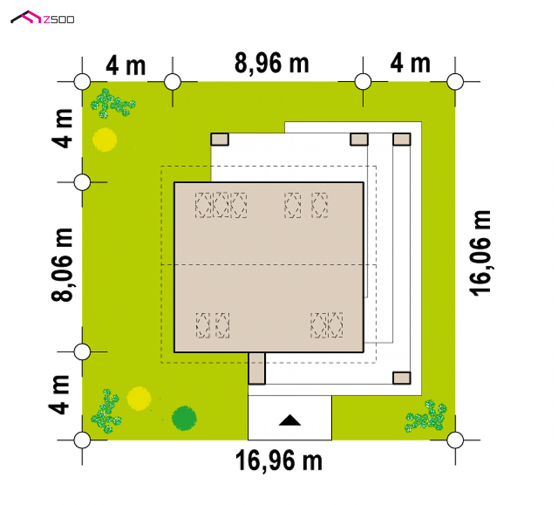 Mājas projekts Z382 - Nelielas mājas projekts - Z382