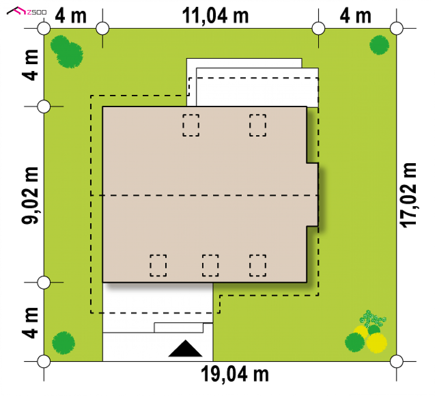 Mājas projekts - Mājas projekts ar mansardu - Z92