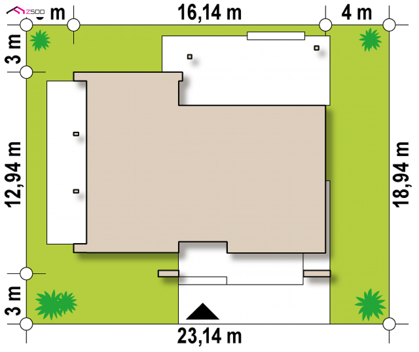 Mājas projekts - Modernas mājas projekts - Zx106