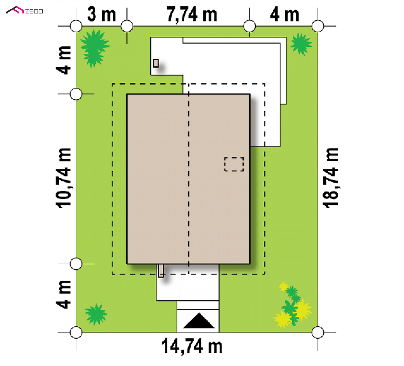 Mājas projekts - Divstāvu mājas projekts - Z177 +