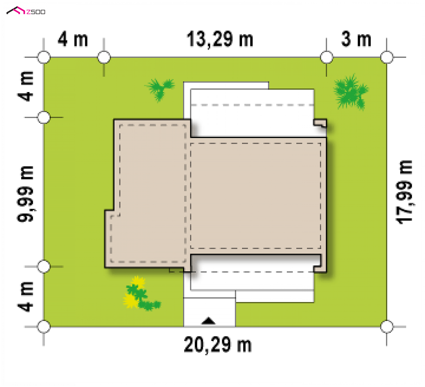 Mājas projekts - wersja pomniejszona projektu