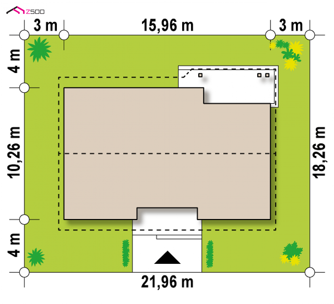Mājas projekts Z98 NF40 - Wersja projektu w standardzie NF40