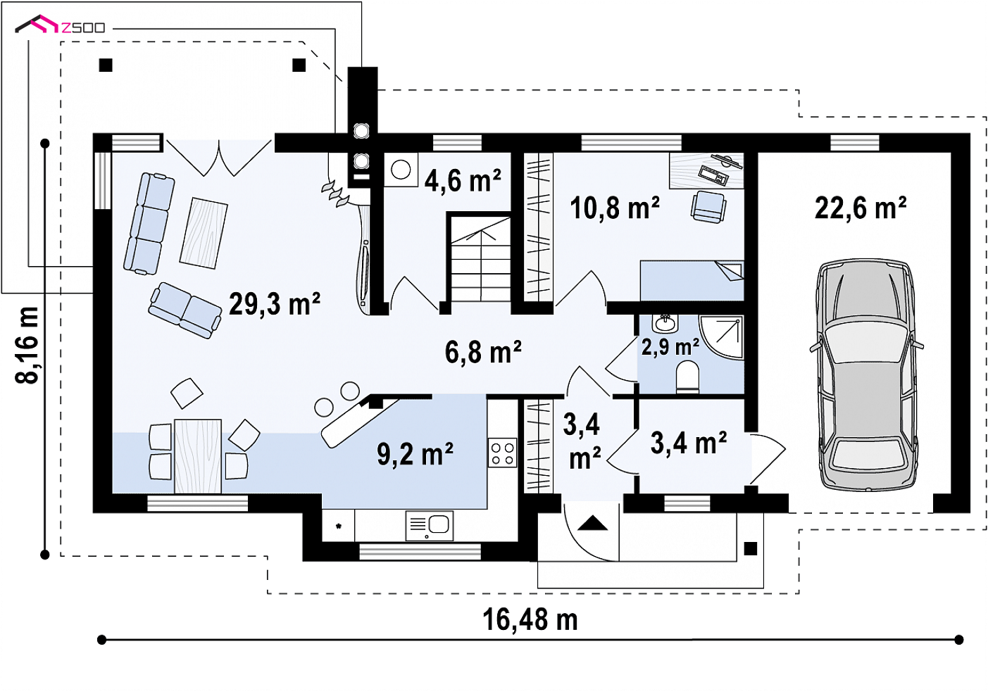 Mājas projekts - Wersja projektu w standardzie NF40
