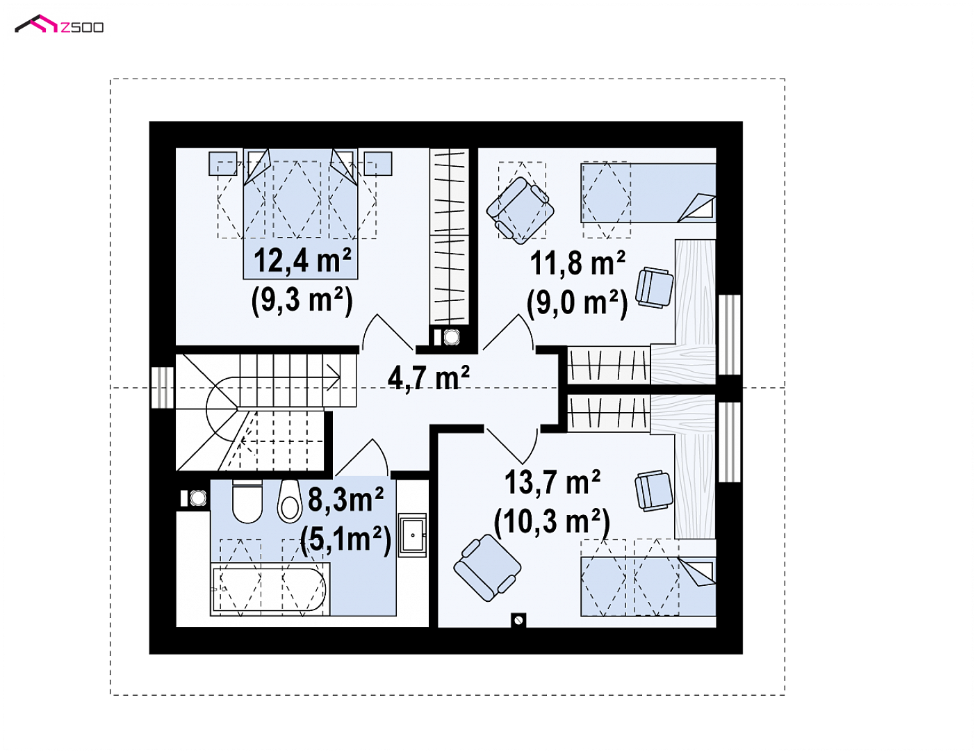 Mājas projekts - Nelielas mājas projekts - Z382