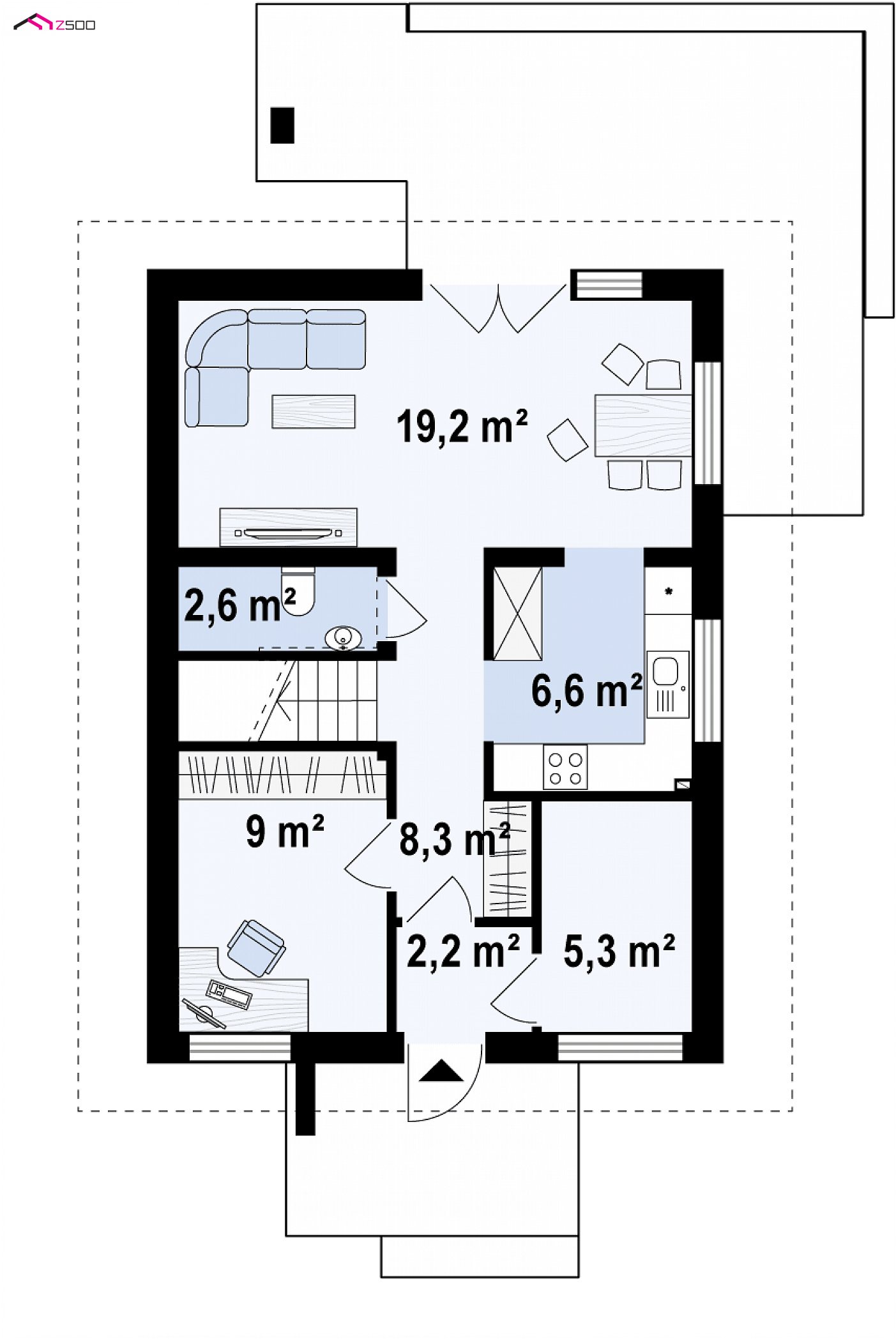Mājas projekts - wersja projektu w standardzie NF40