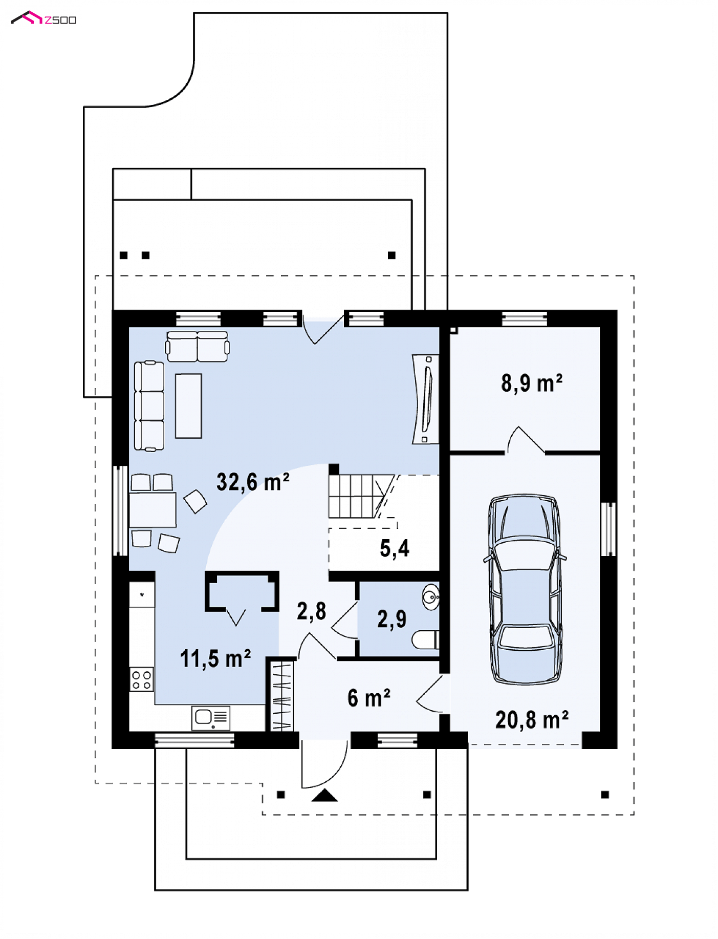Mājas projekts - Wersja projektu w standardzie NF40