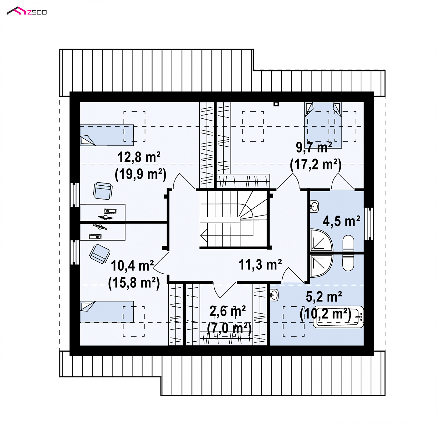 Mājas projekts - Wersja projektu w standardzie NF40