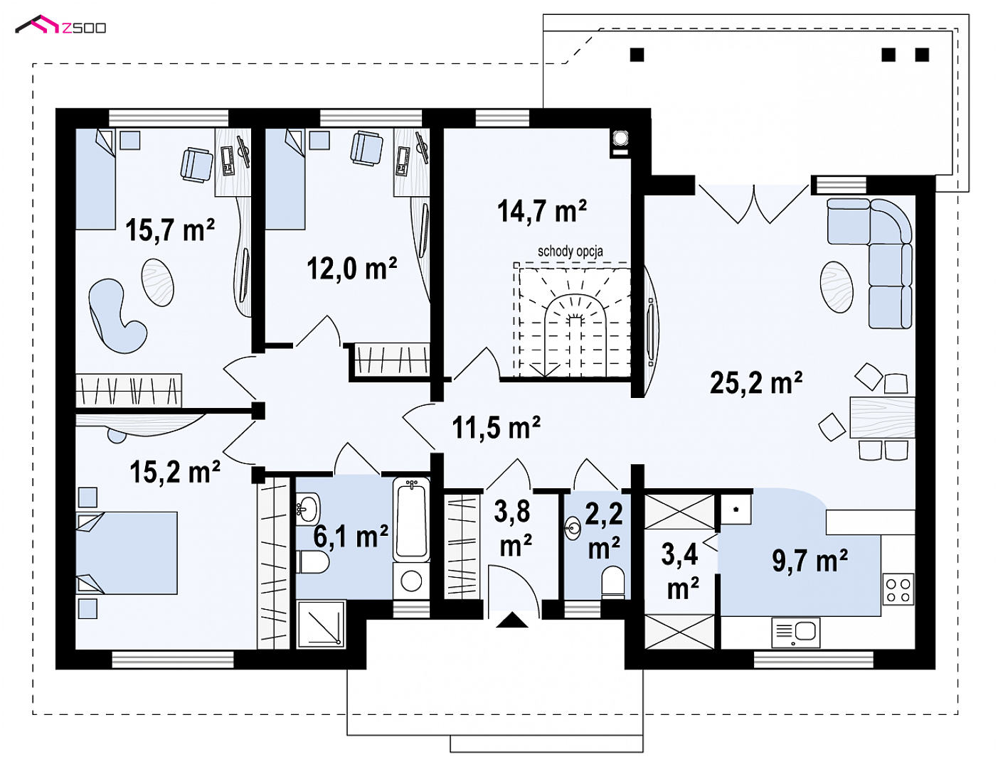 Mājas projekts - Wersja projektu w standardzie NF40