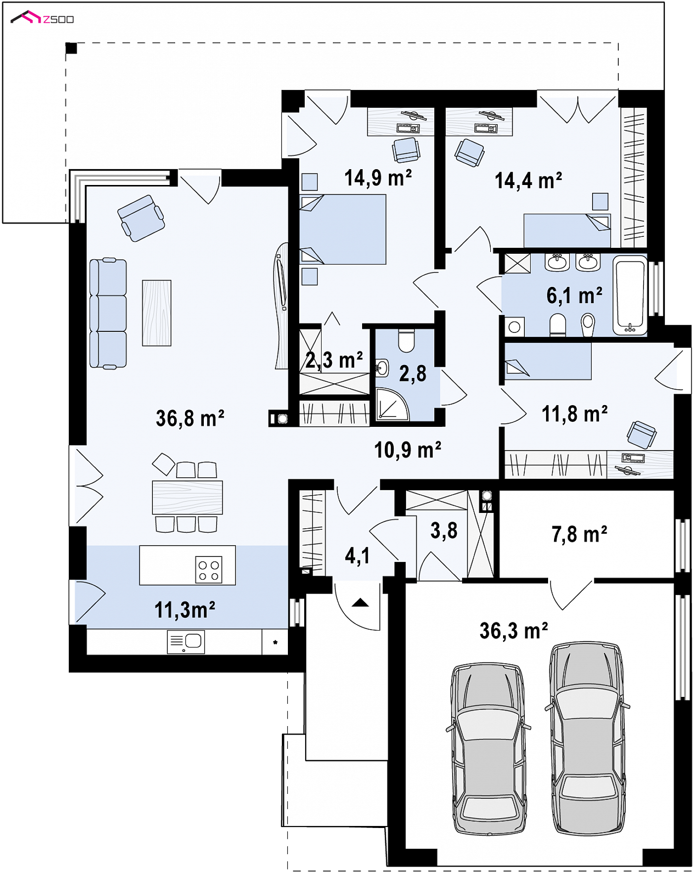 Mājas projekts - Wersja projektu w standardzie NF40