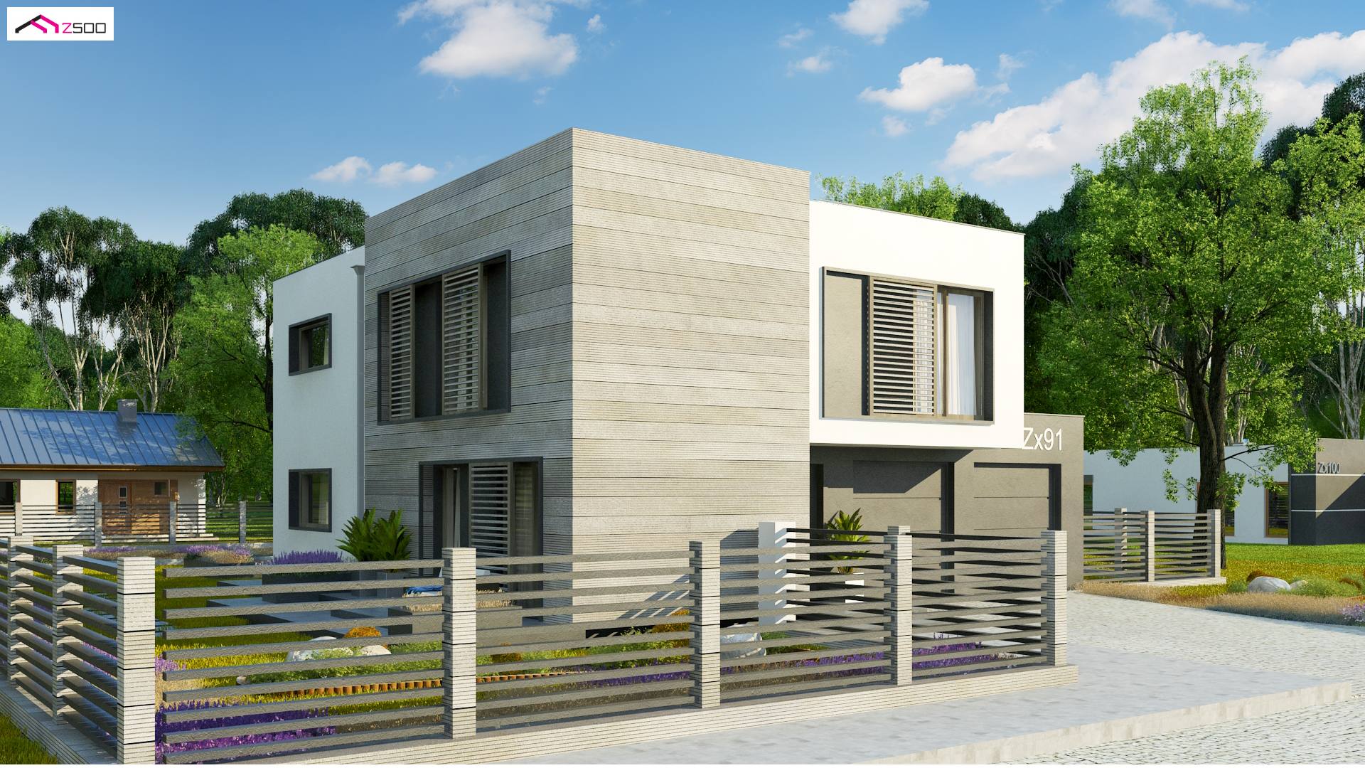 Mājas projekts - Divstāvu māju projekts - Zx91
