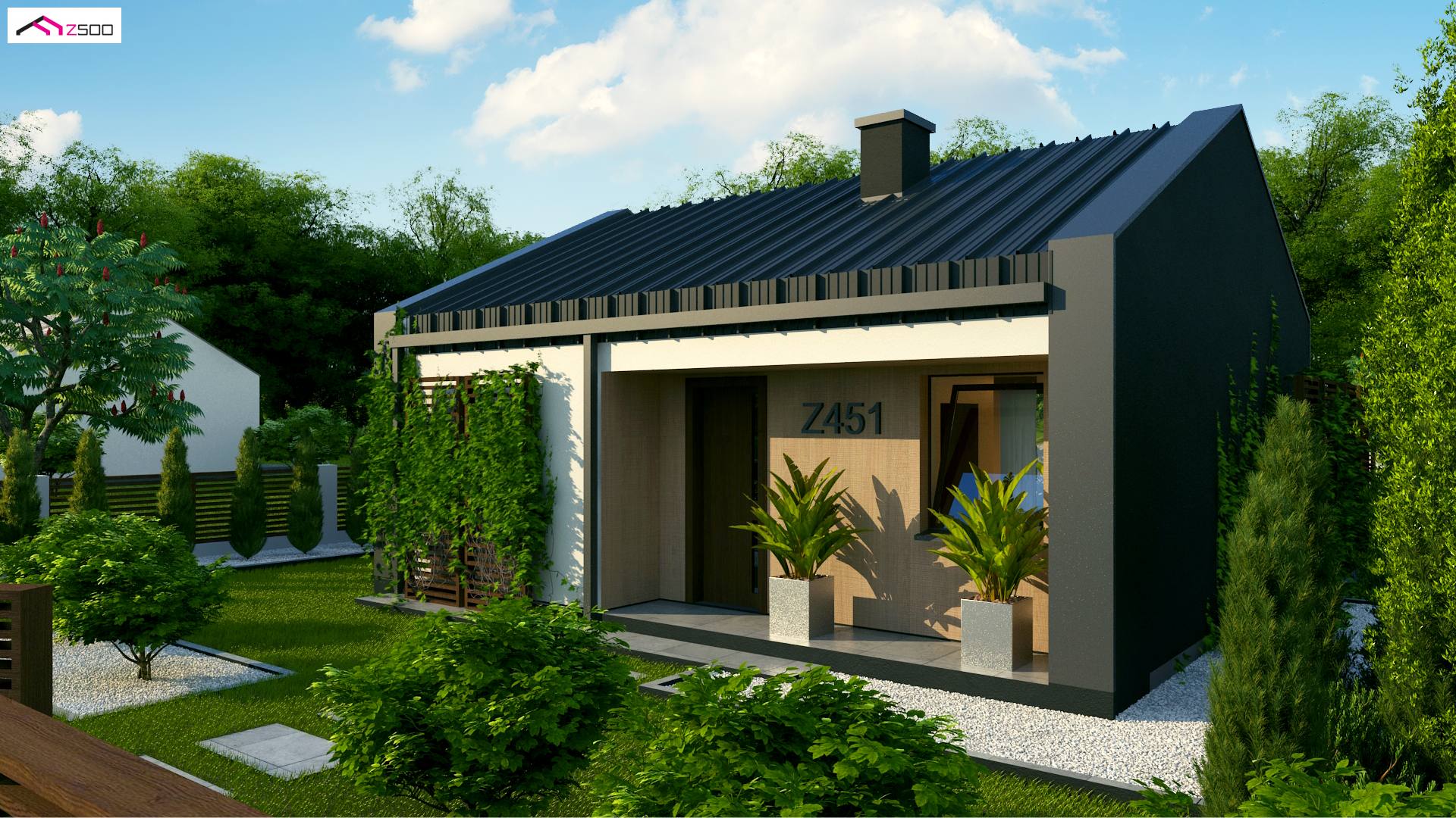 Mājas projekts - Vienstāva mājas projekts - Z451